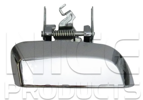 2x Door Handle Outer for Nissan Pathfinder R51 05-13 Set of 2 Chrome REAR LH +RH
