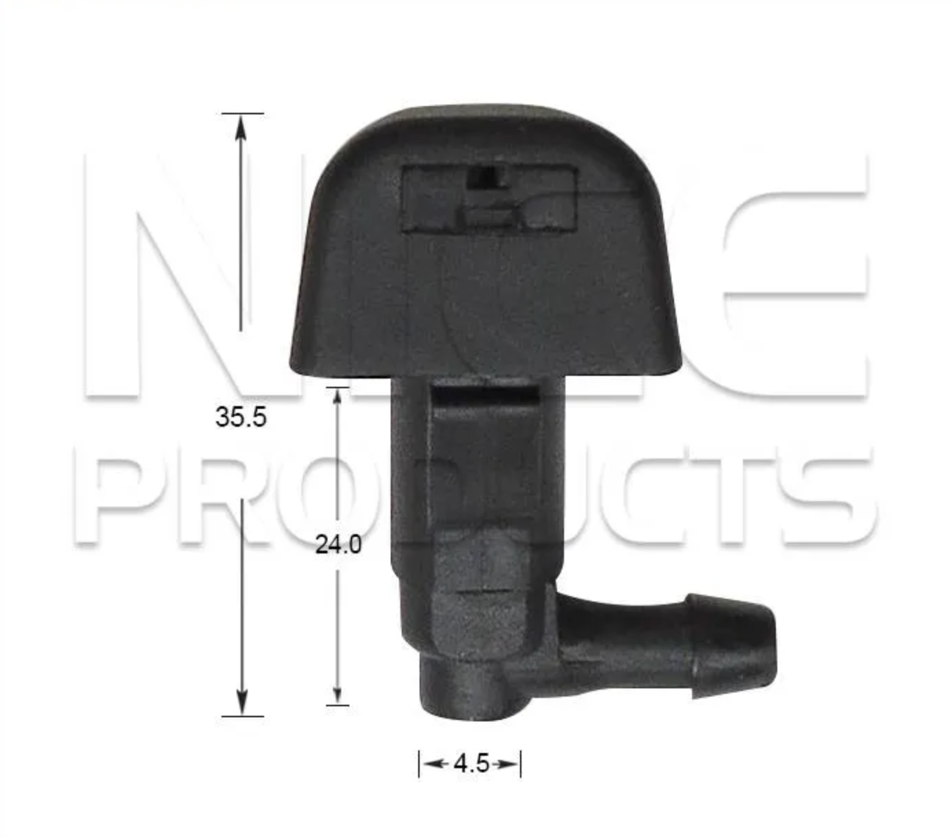 2x Windscreen Wiper Nozzle SprayerJet for Mazda RX8 | 2003 - 2011