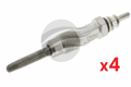 4x Brand New Genuine Bosch 0250202140 Glow Plugs