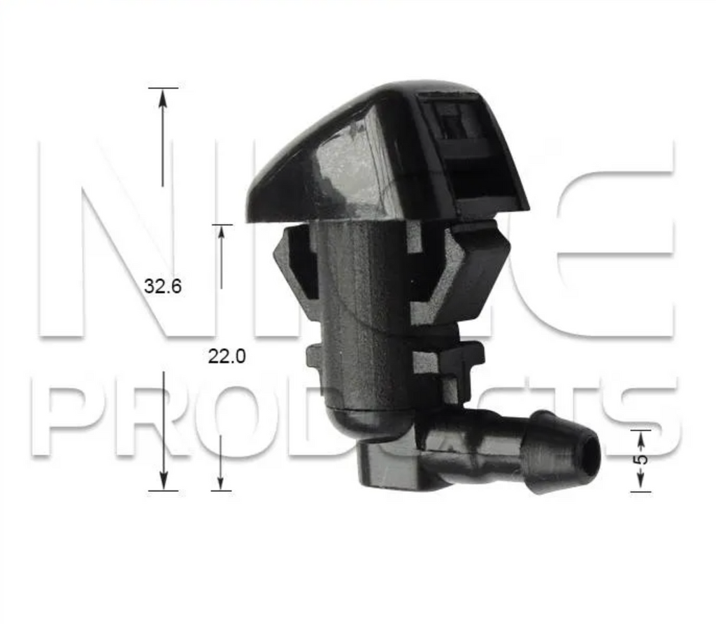 2x Windscreen Wiper Nozzle SprayerJet for Ford Focus LT | 05/05 - 05/08