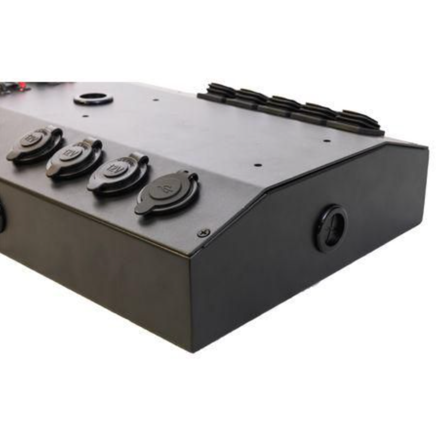 Drivetech 12v Control Box with Rocker Switches Power Sockets - suit Dual Battery