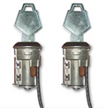 Dock Lock Pair for Chrysler Conquest, Cordoba, Daytona, Fifth Avenue, Imperial