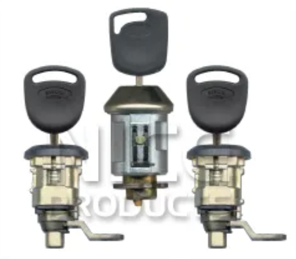 Ignition Barrel and Door Lock Set for Ford Transit | 07/92 - 09/99