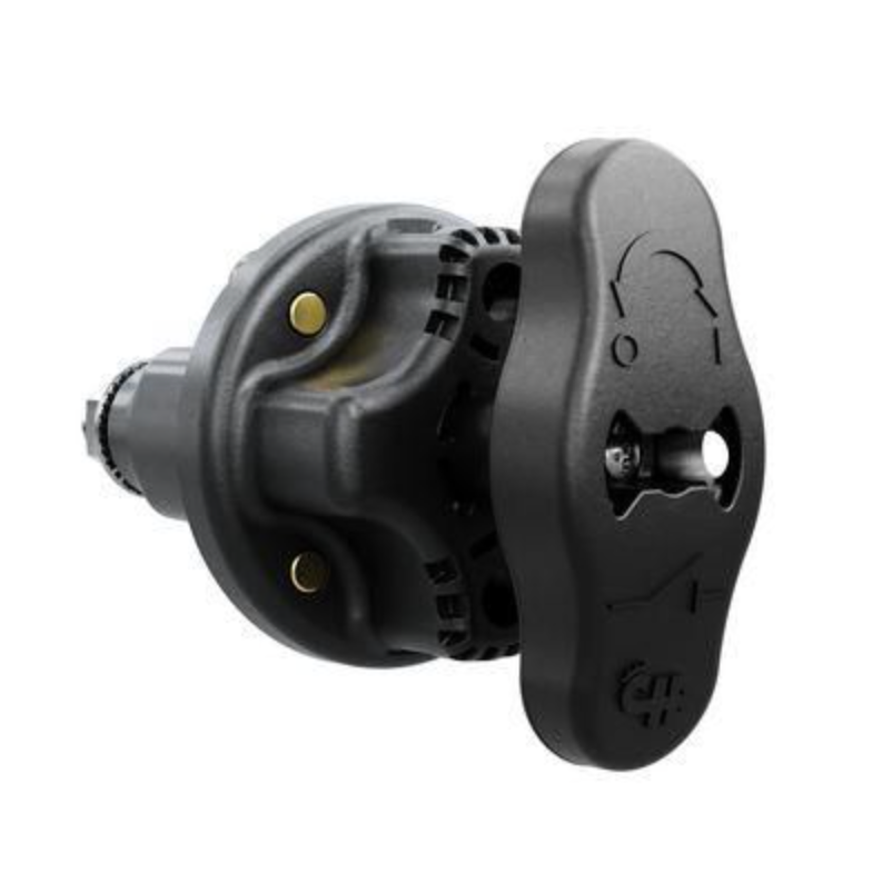 Battery Master Switch With Lockout Tag - Cole Hersee 300 Amp DPST - Black Handle