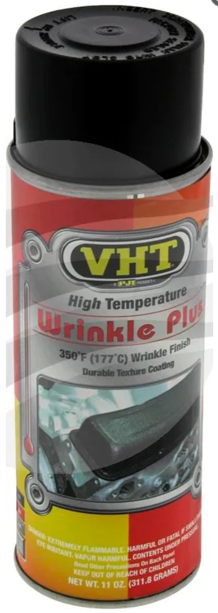 2x VHT Wrinkle Plus High Heat Paint Black (SP201)