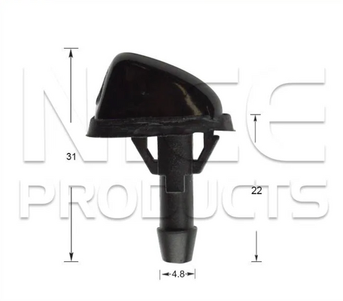 2x Windscreen Wiper Nozzle SprayerJet for Toyota LN130 | 05/89 - 11/97