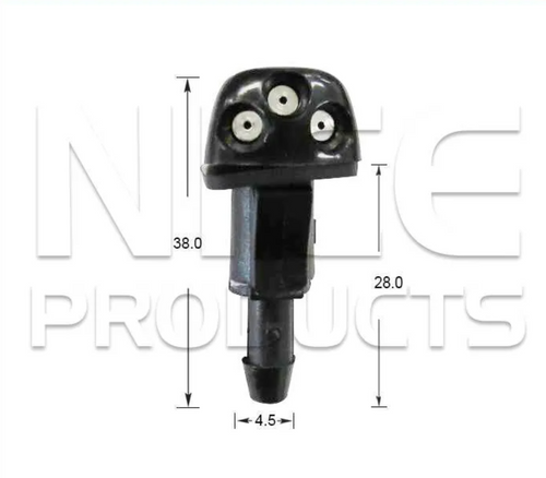 2x Windscreen Wiper Nozzle SprayerJet for Hyundai Sonata EF-B | 09/01 - 05/05
