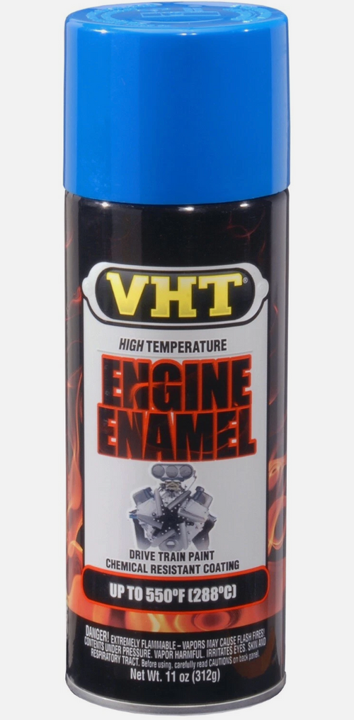 2 x VHT Engine Enamel High Heat Paint For Ford Light Blue SP134