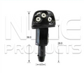 2x Windscreen Wiper Nozzle SprayerJet for Hyundai Santa Fe SM | 05/06 - 04/13