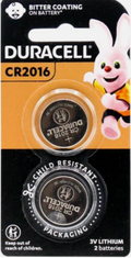 144x Duracell CR2016 3V Coin Battery - Genuine