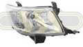 Toyota Hilux Headlight Drivers Side For 2011-2015 CHROME - NEW