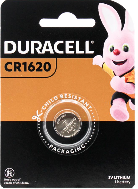 100x Duracell CR1620 3V Coin Battery - Genuine