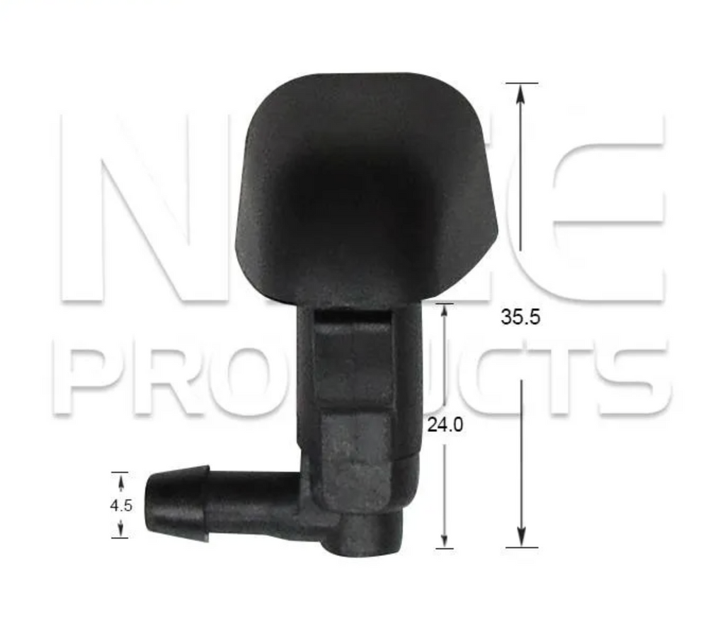 2x Windscreen Wiper Nozzle SprayerJet for Ford Focus LS | 05/05 - 05/08