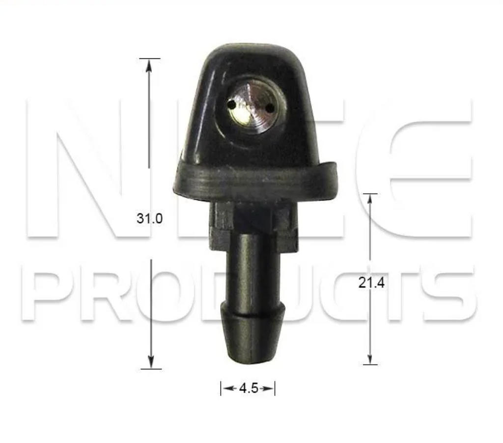 2x Windscreen Wiper Nozzle SprayerJet for Ford Fairlane NA-NB-NC | 02/88 - 09/94