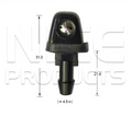 2x Windscreen Wiper Nozzle SprayerJet for Ford Fairlane NA-NB-NC | 02/88 - 09/94