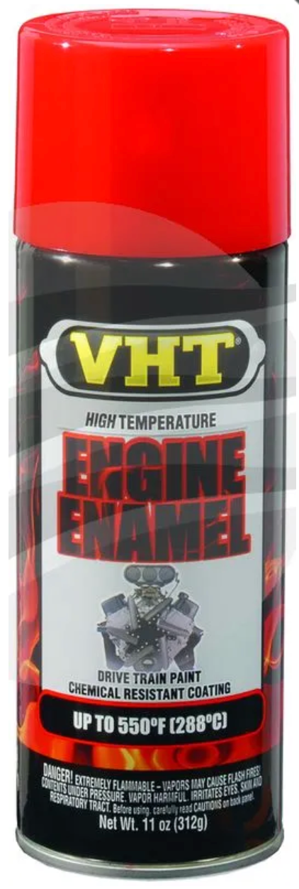 2 x VHT Engine Enamel High Temperature Spray Paint for Holden Orange Red SP119