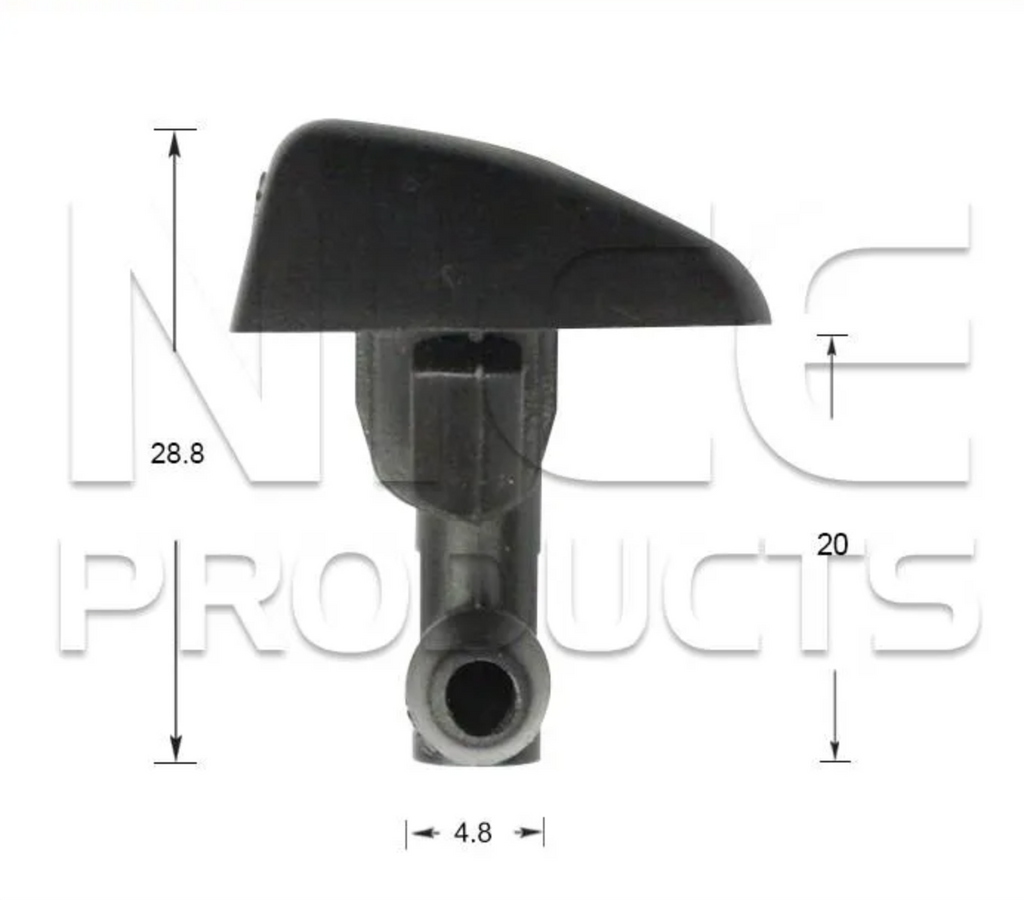 2x Windscreen Wiper Nozzle SprayerJet for Volvo S60 | 07/00 - 09/09