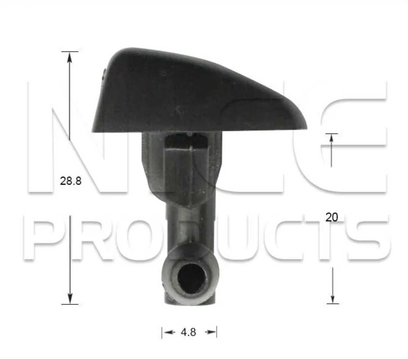 2x Windscreen Wiper Nozzle SprayerJet for Volvo S60 | 07/00 - 09/09