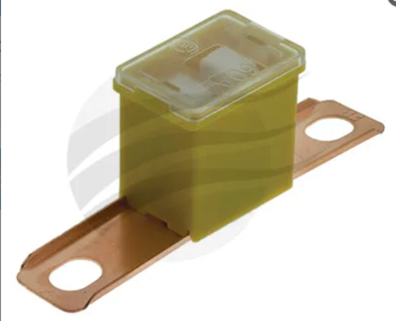 Jaylec Male Fusible Link L Type 60Amp Yellow [ref Narva 53260BL] Pack 1 (FL2060)