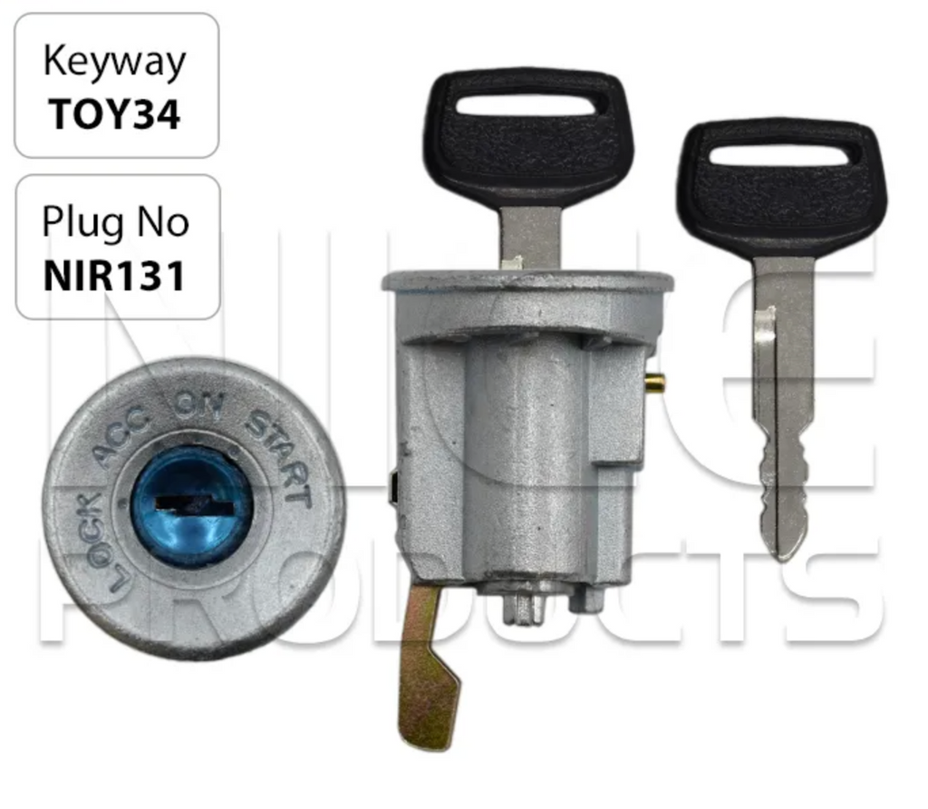 Ignition Barrel & Key suitable for Landcruiser FJ40 FJ45 FJ55 No Steering Lock