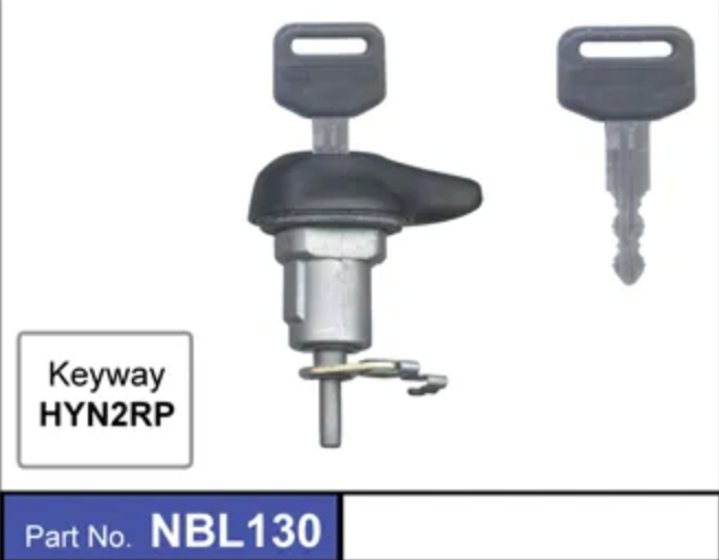 NBL130 Toyota Boot Lock Barrel