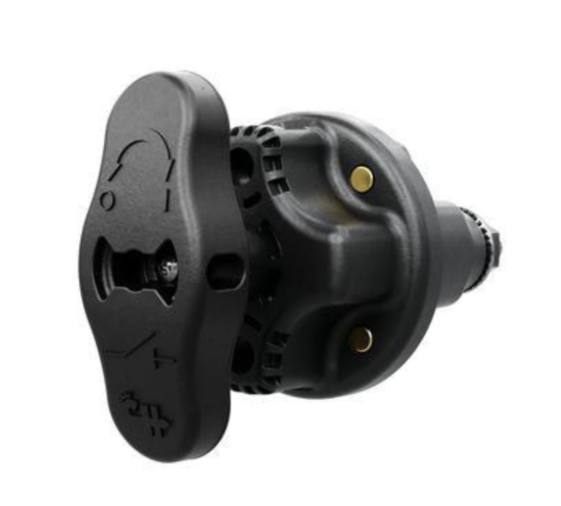 Battery Master Switch With Lockout Tag - Cole Hersee 300 Amp DPST - Black Handle