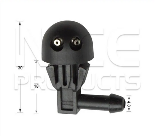 2x Rear Windscreen Wiper Nozzle Jet for Toyota Rav4 ACA22 - 23 | 10/03 - 01/06
