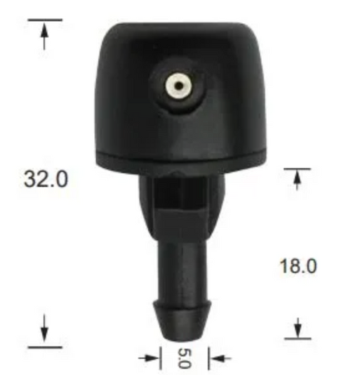 2x Rear Windscreen Wiper Nozzle Jet for Mitsubishi Outlander ZJ-ZK-ZL 11/12 - on