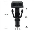 2x Windscreen Wiper Nozzle SprayerJet for Ford Fairlane BA-BF | 09/03 - 09/07