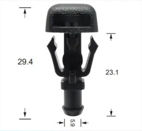 2x Windscreen Wiper Nozzle SprayerJet for Ford Fairlane BA-BF | 09/03 - 09/07