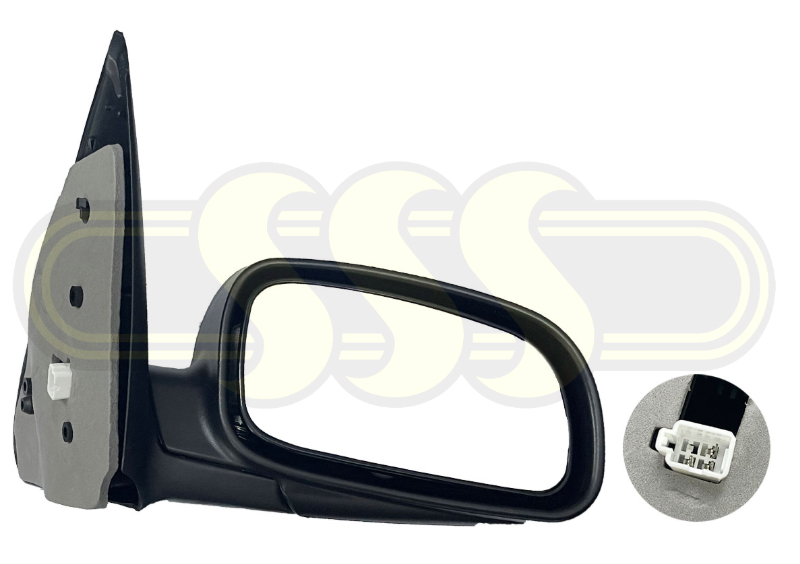 DRIVERS RIGHT SIDE DOOR MIRROR FOR BA BF FAIRMOUNT FORD FALCON NEW BLACK