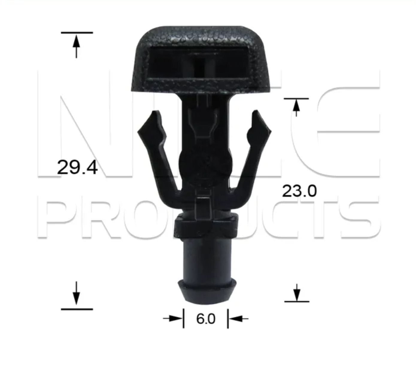 2x Windscreen Wiper Nozzle SprayerJet for Holden Colorado RC-RG | 04/08 - 06/17