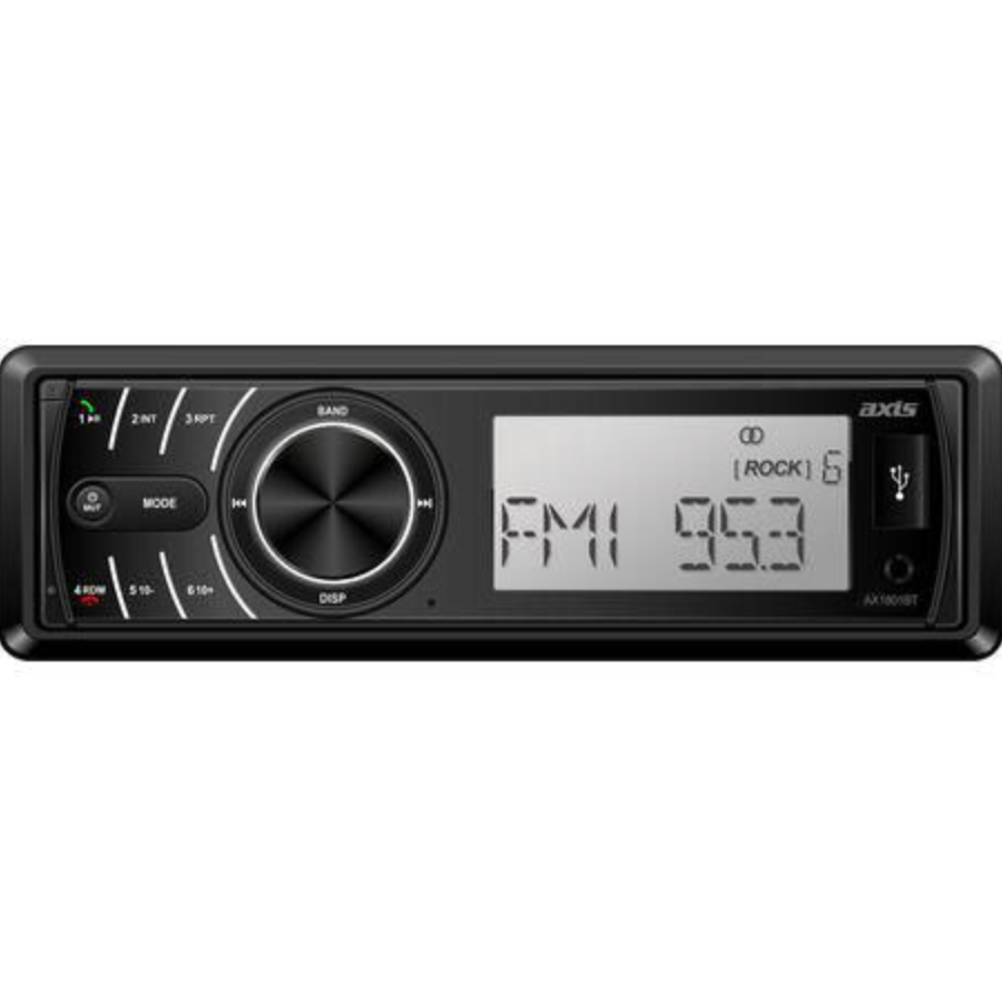 24 Volt Stereo Radio for Truck Tractor 12/24v Bluetooth Single DIN Head Unit USB