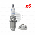 6 x Bosch Nickel Spark Plugs FGR8KQE0