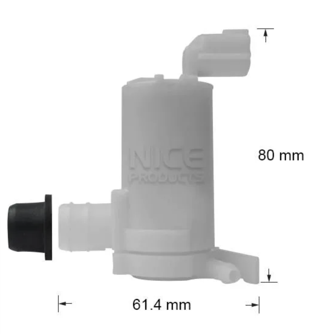 Front Windscreen Washer Pump Motor fits Nissan Patrol GU4 Y61 Series 4-9