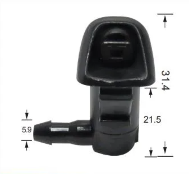 2pcs Windscreen Wiper Nozzle SprayerJet for Ford Falcon FG 08-16