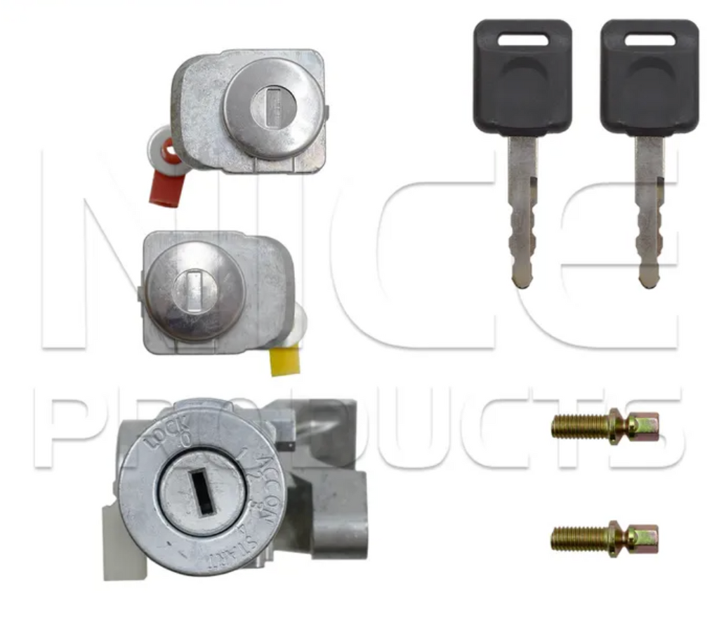 Ignition Barrel & Door Lock Set for Nissan Navara D40 Thailand Built (03/08 –...