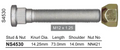 NICE Wheel Stud & Nut M12x1.25 73mm - NS4530