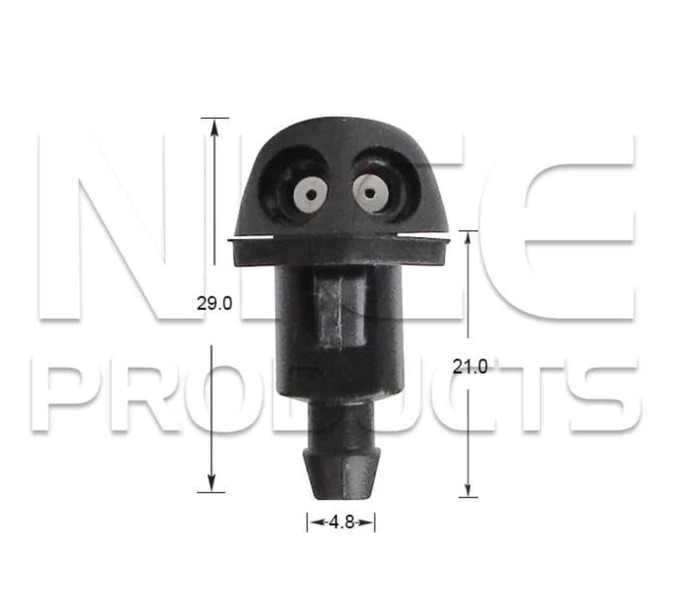 2x Windscreen Wiper Nozzle SprayerJet for Subaru Forester | 09/96 - 06/15