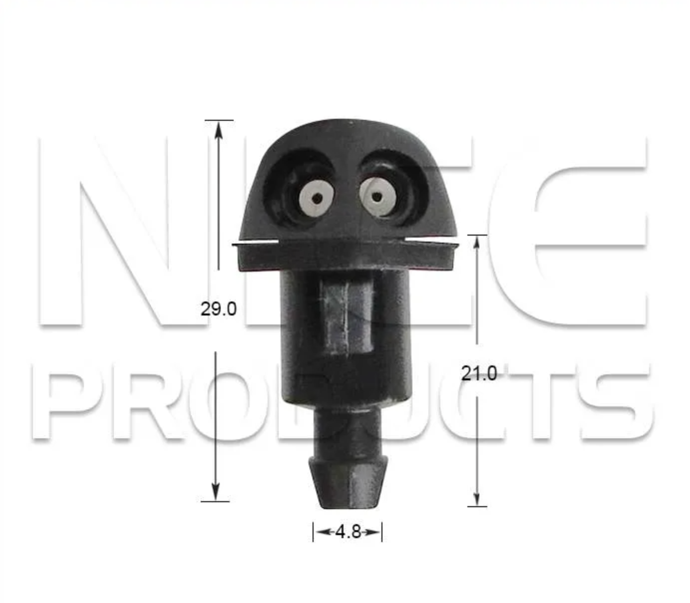 2x Windscreen Wiper Nozzle SprayerJet for Holden Spark MP | 2016 - 2017