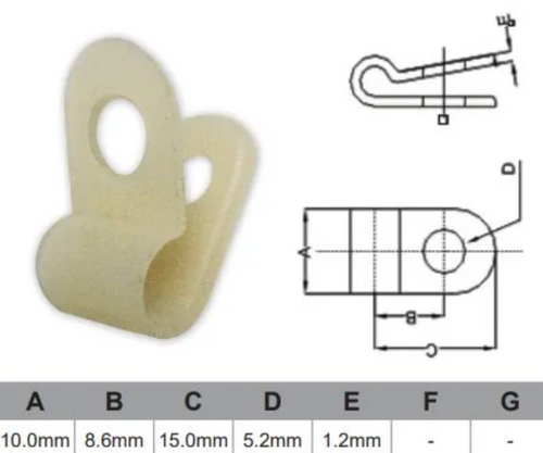 AF349-100 Trim Fasteners – Bag of 100