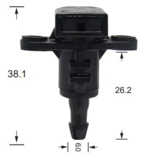2x Windscreen Wiper Nozzle SprayerJet for Hyundai Elantra MD | 06/11 - 01/16