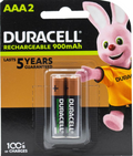 48x Duracell Rechargeable Batteries AAA 900 mAh Genuine