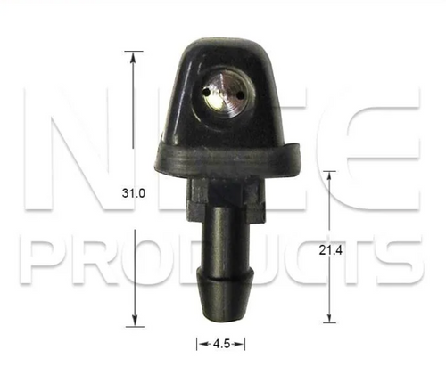 2x Windscreen Wiper Nozzle SprayerJet for Ford Fairlane NF-NL | 09/94 - 08/98