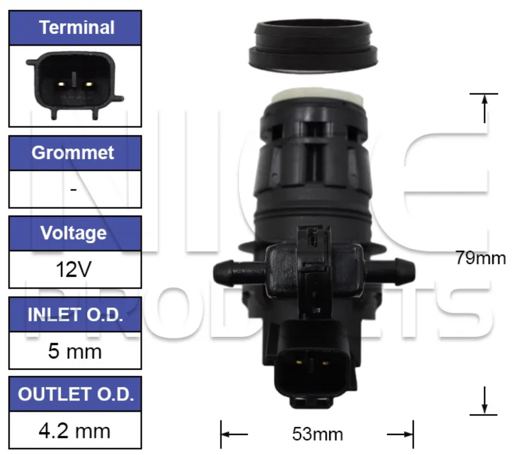 Front Windscreen Washer Pump for Mazda CX-9 TC (07/16 – 2021)