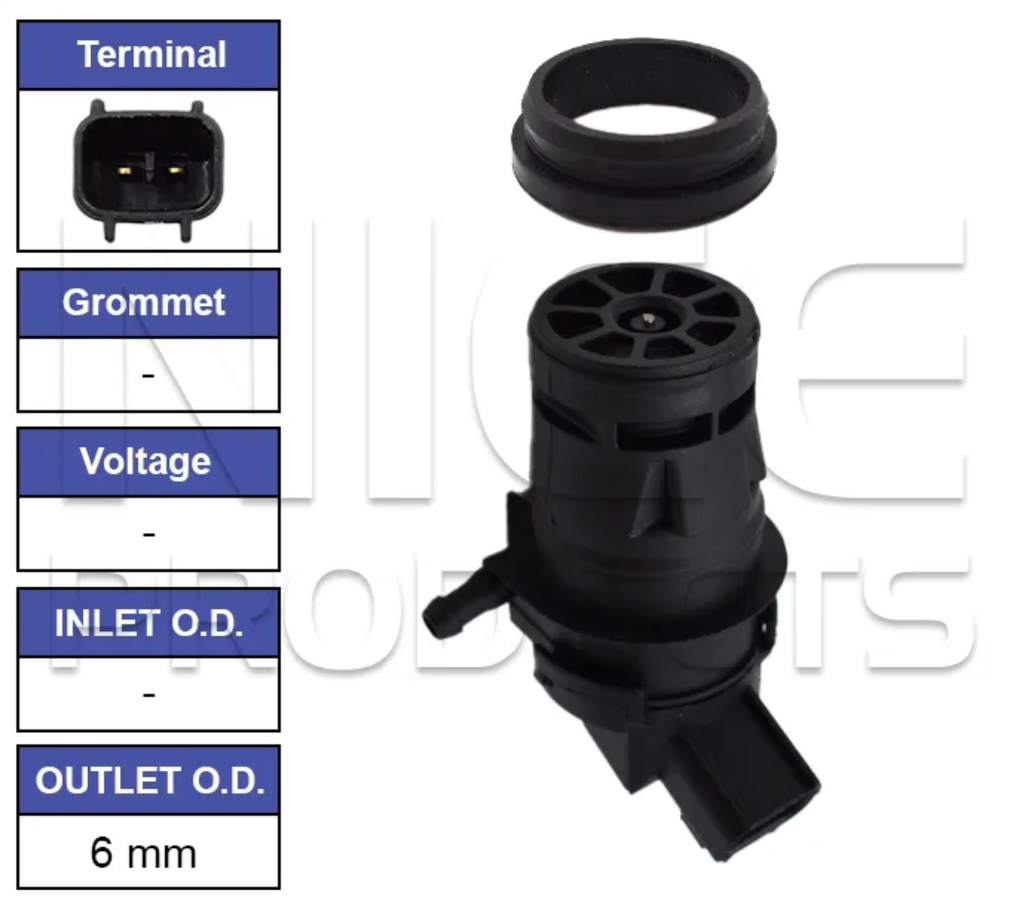 Rear Washer Pump for Toyota Prius Hybrid V iTech ZVW40R (05/12 - 2020)