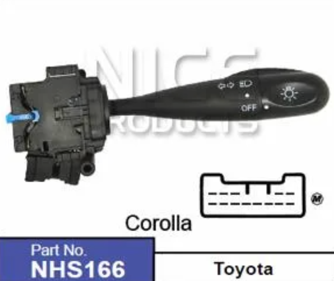 Indicator Headlight Switch for Toyota Echo 11/99-10/2005