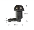 2x Windscreen Wiper Nozzle SprayerJet for Honda CRX | 1992 - 1998
