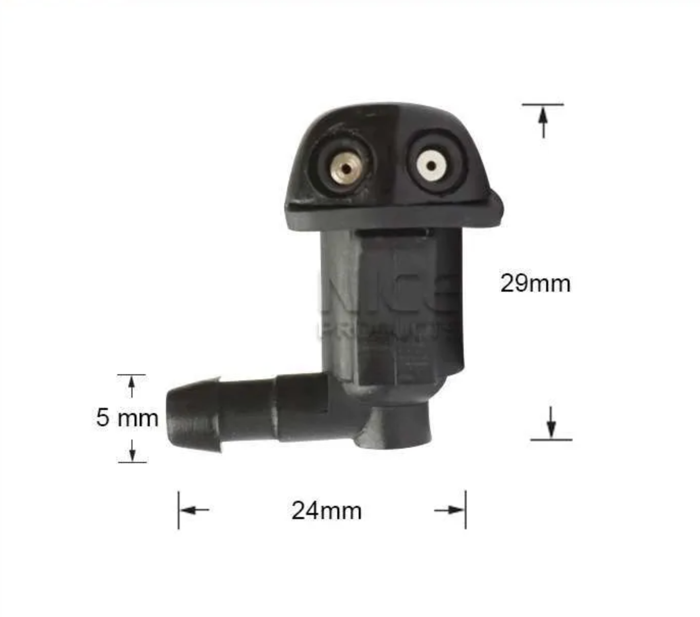 2x Windscreen Wiper Nozzle SprayerJet for Honda CRX | 1992 - 1998