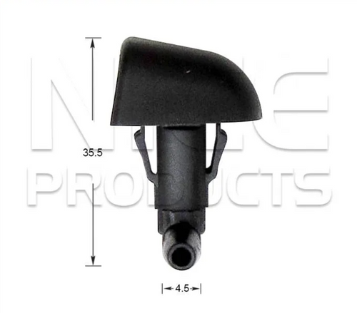 2x Windscreen Wiper Nozzle SprayerJet for Ford Focus LR | 10/98 - 04/05